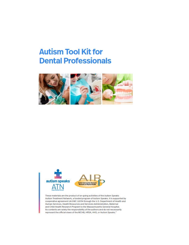 ATN/AIRP Tool Kit for Dental Professionals Autism Speaks